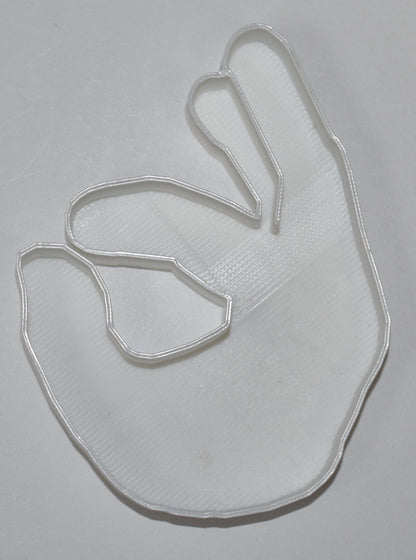 OK Okay Hand Meme Game Gesture Cookie Cutter Made In USA PR654