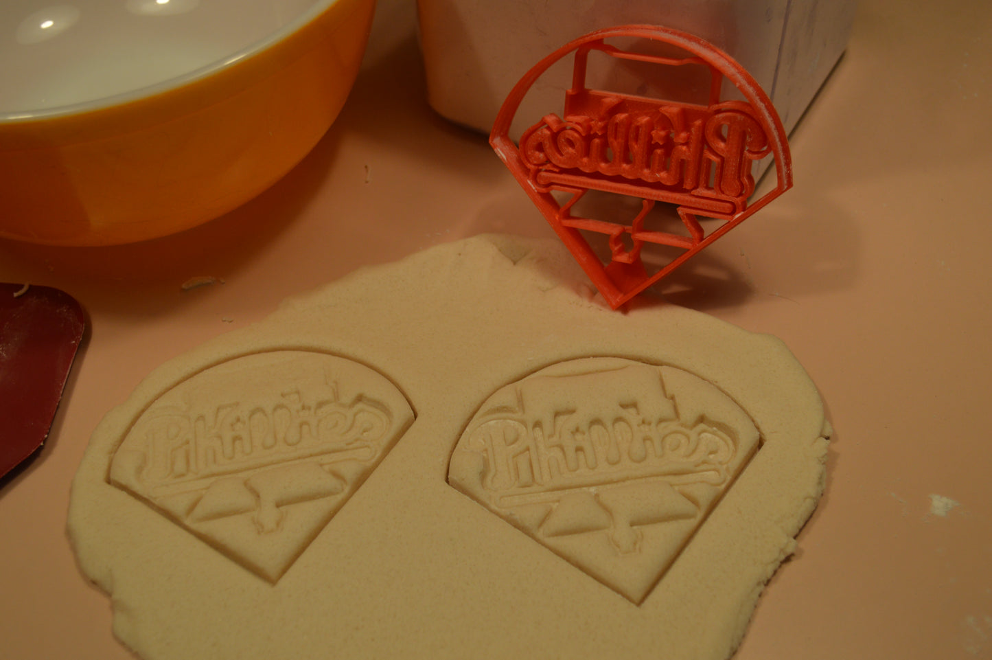 Phillies Word on Bell Field Baseball Cookie Cutter Made In USA PR2578