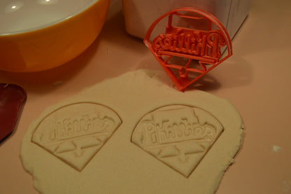 Phillies Word on Bell Field Baseball Cookie Cutter Made In USA PR2578