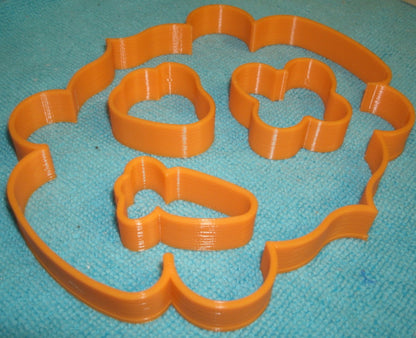 Easter Spring Tic Tac Toe Set Of 4 Cookie Cutters Made In USA PR674