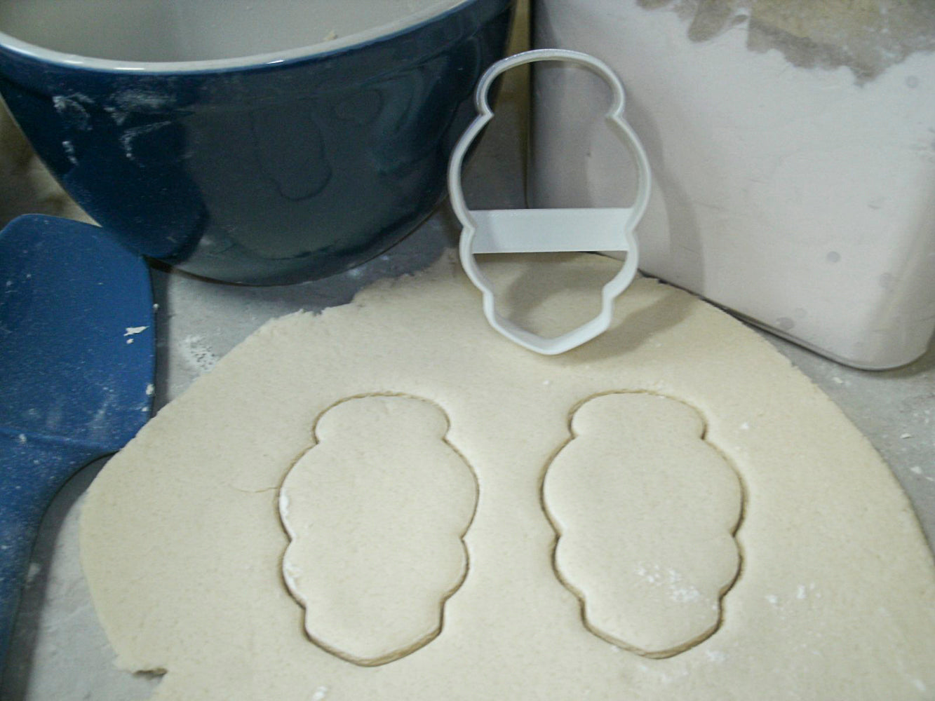 Skull With Bun Female Woman Halloween Tattoo Cookie Cutter Made In USA PR852