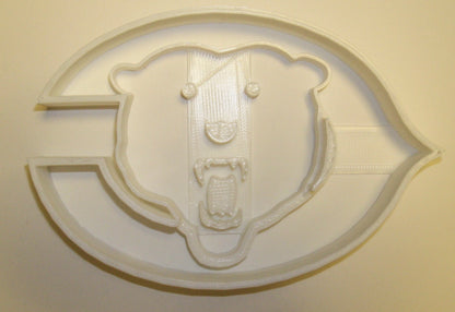 Chicago Bears C With Bear Football Cookie Cutter Made In USA PR312