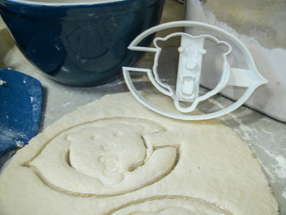 Chicago Bears C With Bear Football Cookie Cutter Made In USA PR312