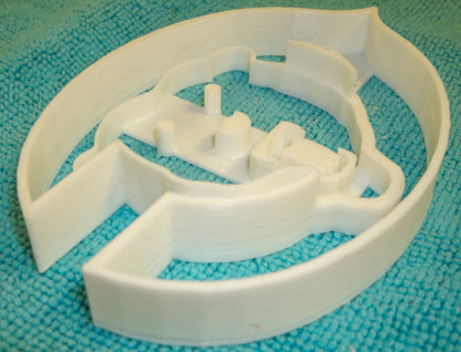 Chicago Bears C With Bear Football Cookie Cutter Made In USA PR312