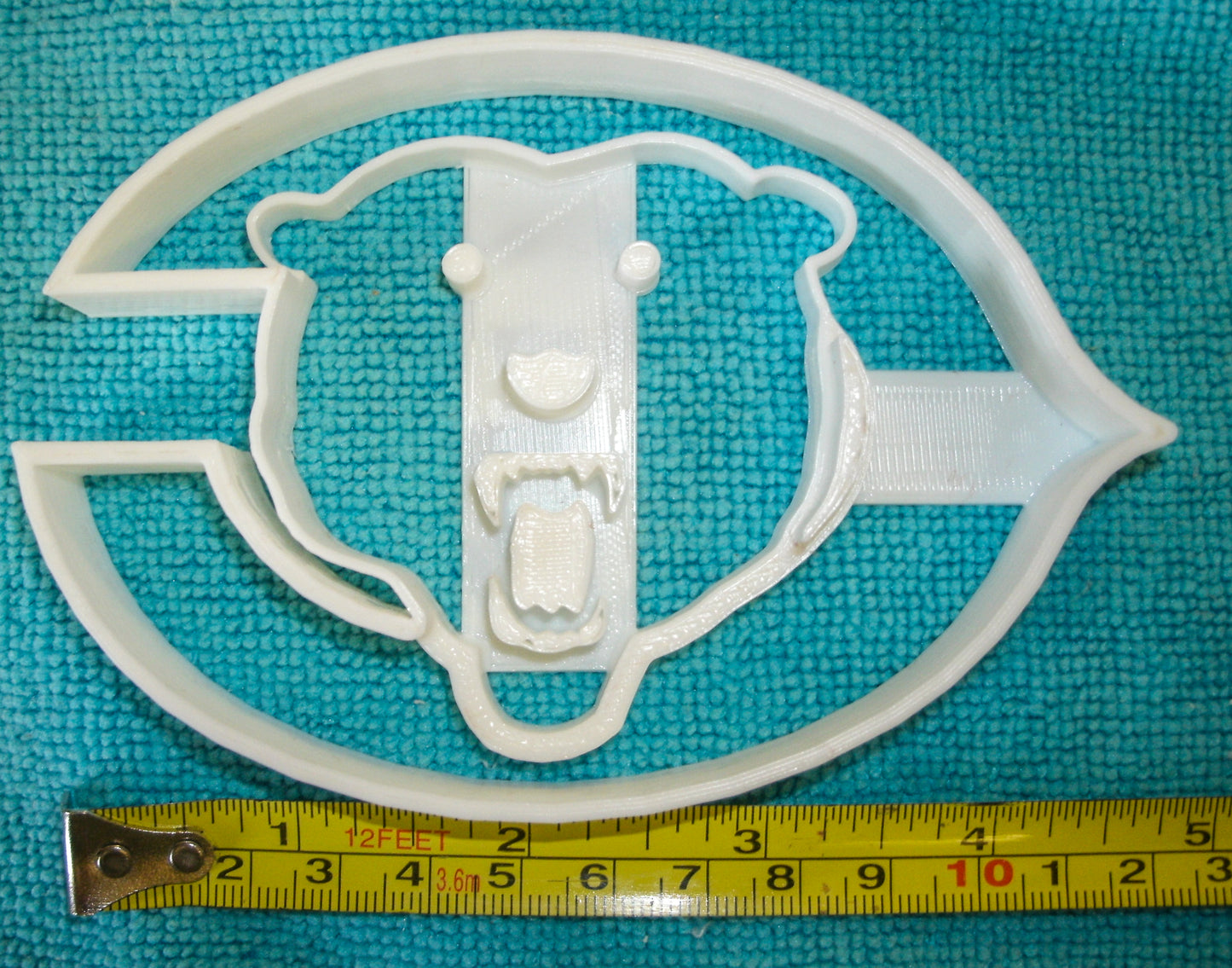 Chicago Bears C With Bear Football Cookie Cutter Made In USA PR312