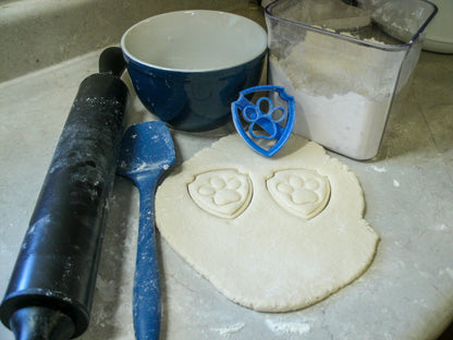 Ryder Badge Logo Paw Patrol Cookie Cutter Made In USA PR325