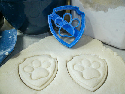 Ryder Badge Logo Paw Patrol Cookie Cutter Made In USA PR325