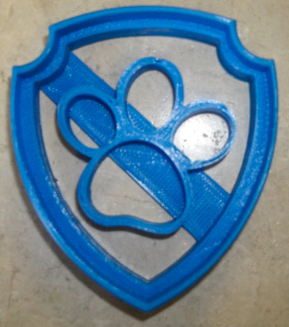 Ryder Badge Logo Paw Patrol Cookie Cutter Made In USA PR325