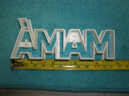 Mama With Accent Spanish Word Letters Cookie Cutter Made In USA PR647