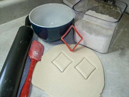 Red Diamond Playing Cards Suits Game Cookie Cutter Made In USA PR900