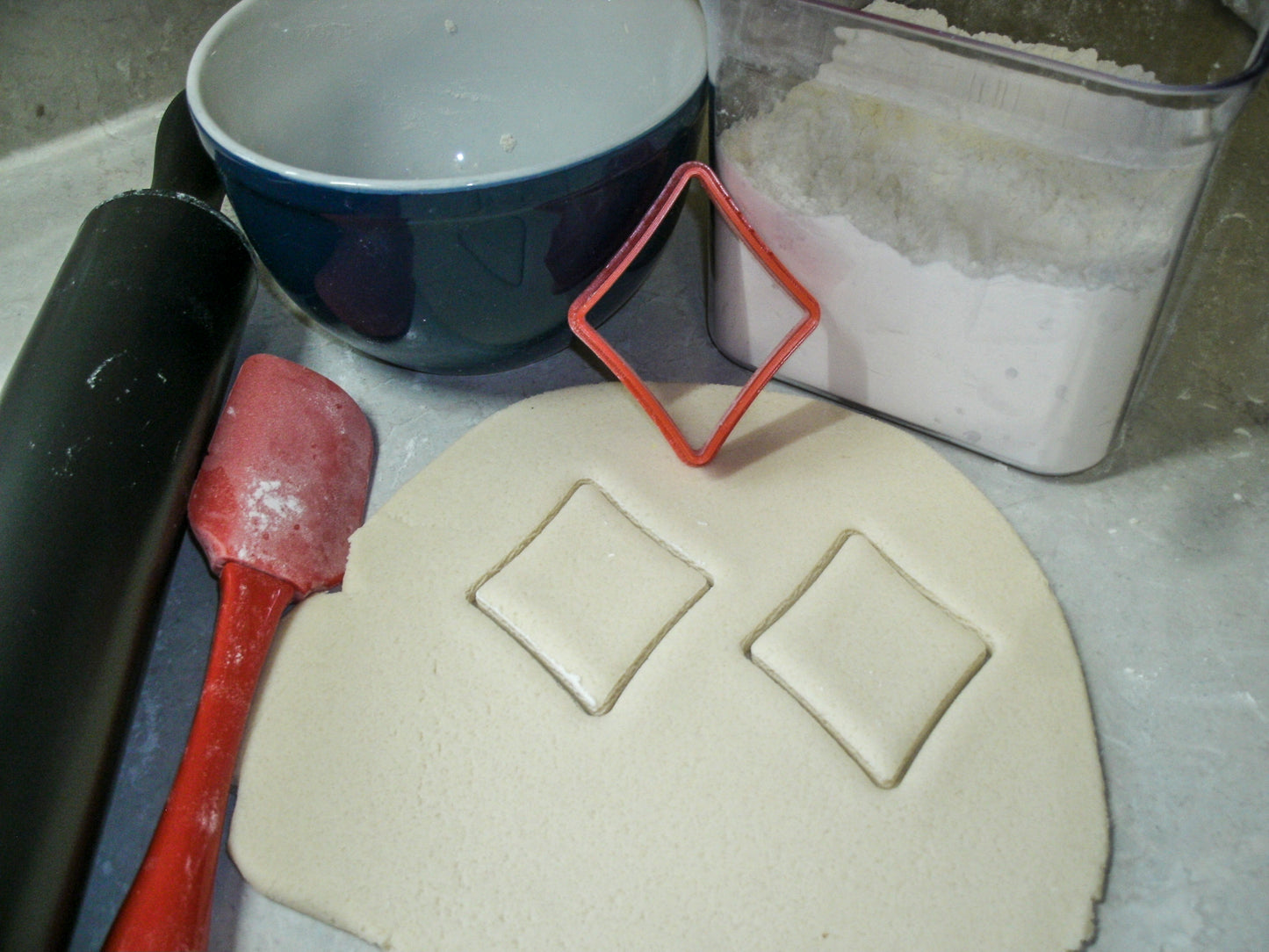 Red Diamond Playing Cards Suits Game Cookie Cutter Made In USA PR900