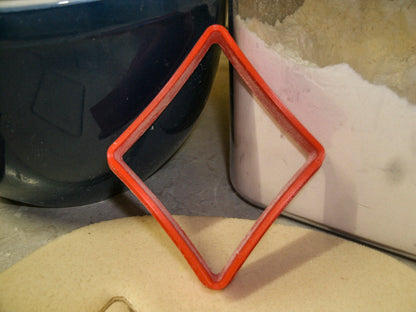 Red Diamond Playing Cards Suits Game Cookie Cutter Made In USA PR900