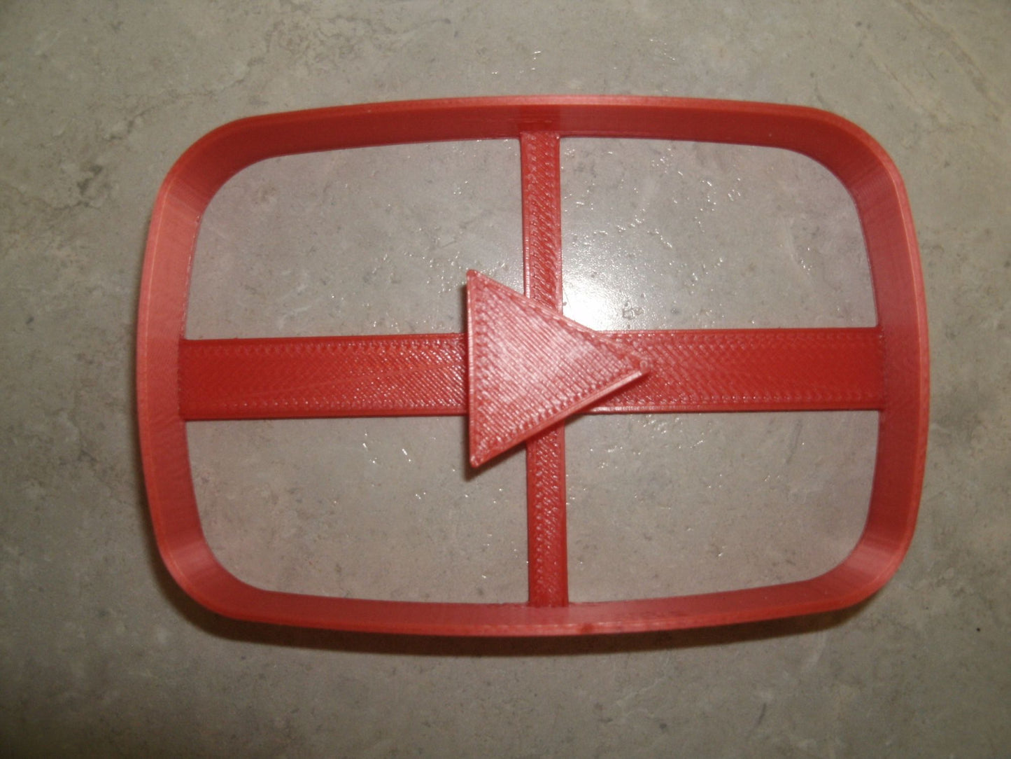 YouTube Themed Symbol Videos Music Cookie Cutter Made In USA PR2955