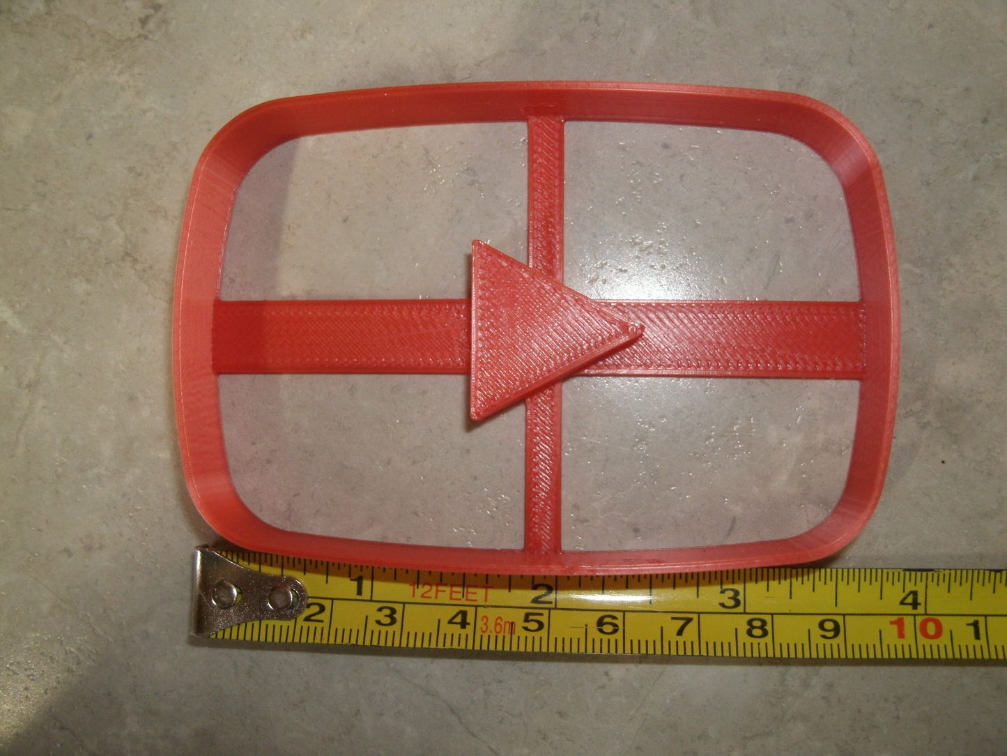 YouTube Themed Symbol Videos Music Cookie Cutter Made In USA PR2955