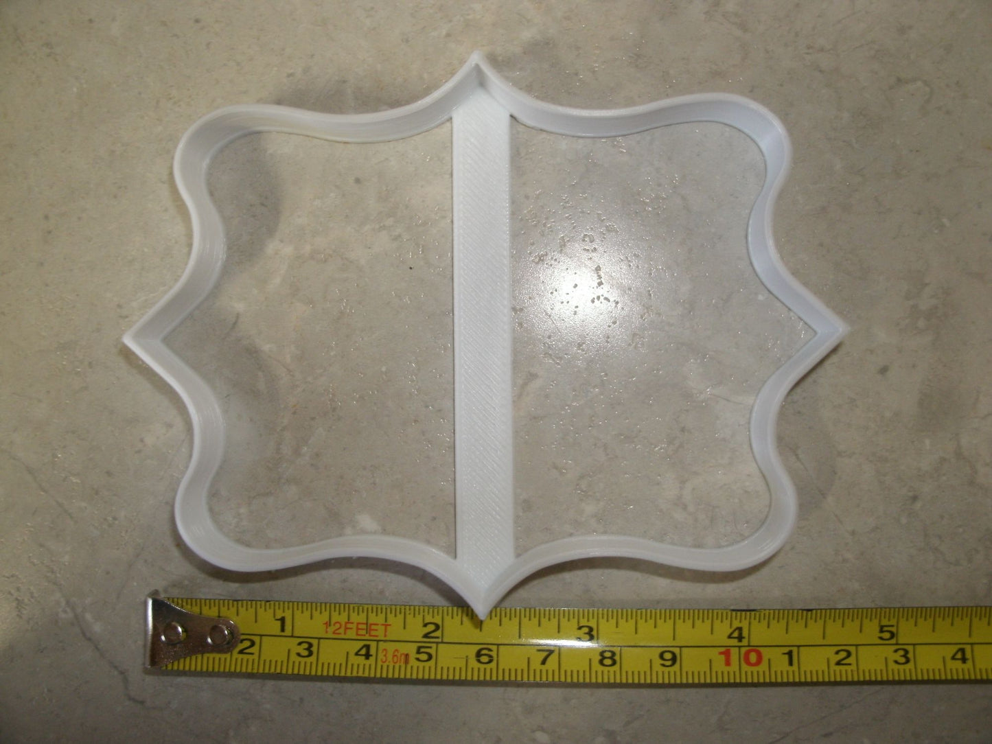 Frame Plaque Fancy Decorative Outline Cookie Cutter Made In USA PR2958
