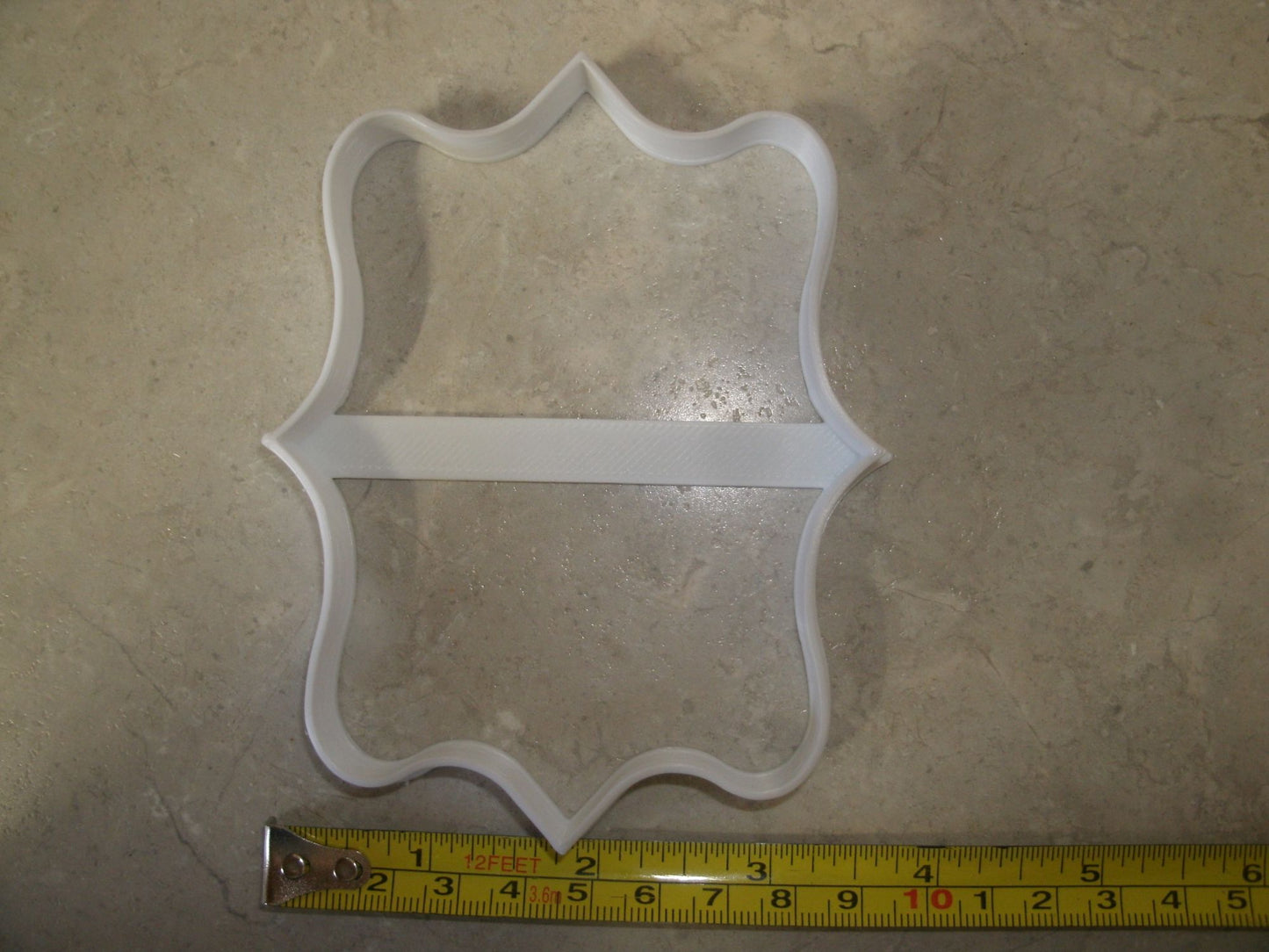 Frame Plaque Fancy Decorative Outline Cookie Cutter Made In USA PR2958