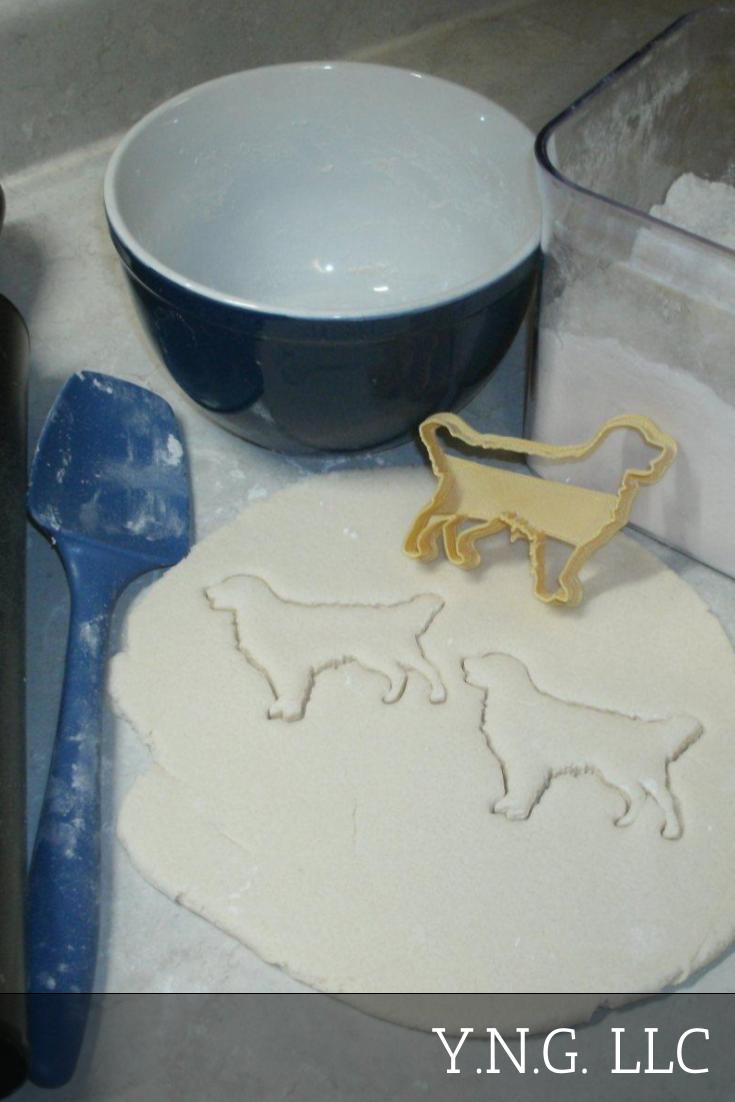 Golden Retriever Full Body Dog Outline Cookie Cutter Made In USA PR626