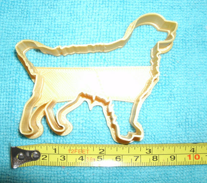 Golden Retriever Full Body Dog Outline Cookie Cutter Made In USA PR626