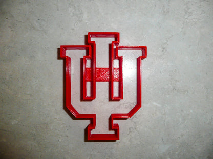 Indiana Hoosiers IU Letters Indiana University Cookie Cutter Made In USA PR992