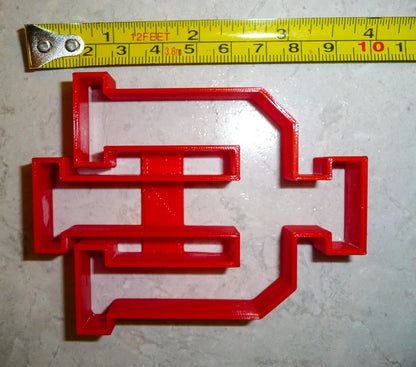 Indiana Hoosiers IU Letters Indiana University Cookie Cutter Made In USA PR992