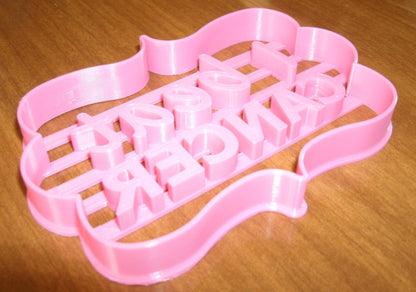I Beat Cancer Survivor Remission Celebration Cookie Cutter Made In USA PR727