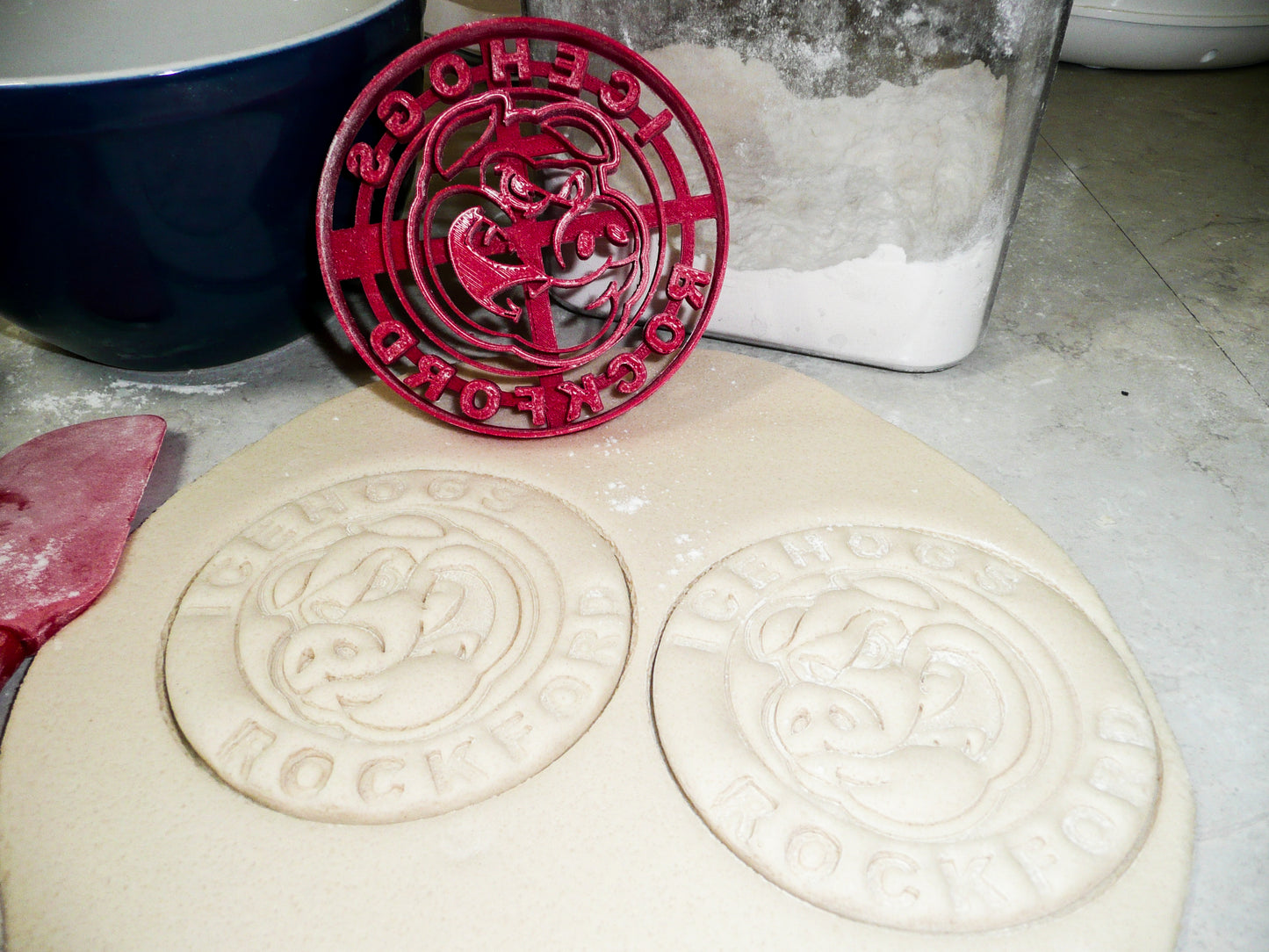 Rockford Icehogs AHL Ice Hockey Sports Cookie Cutter Made In USA PR945