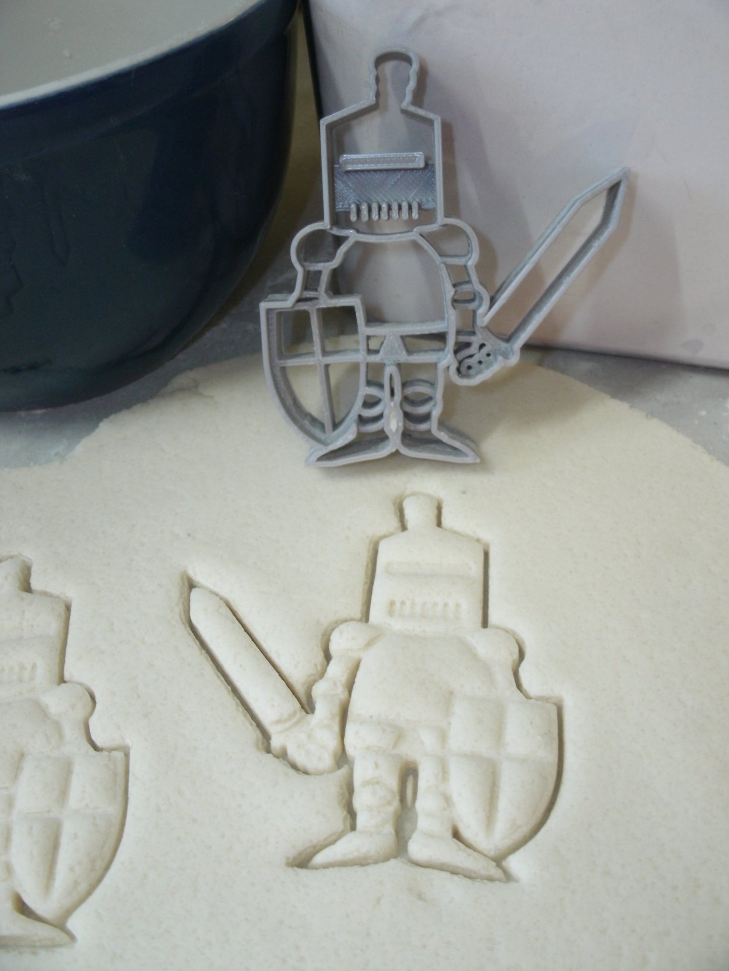 Knight in Shining Armor Sword and Shield Cookie Cutter Made In USA PR776