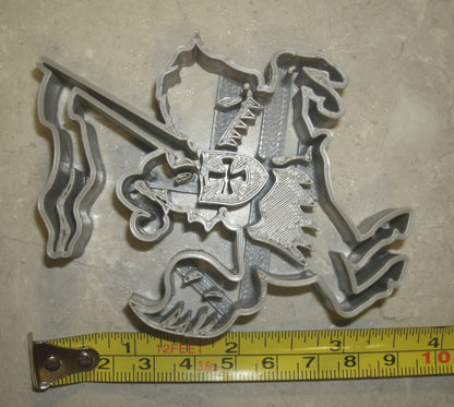 Knight on Horse with Lance Cookie Cutter Made In USA PR775