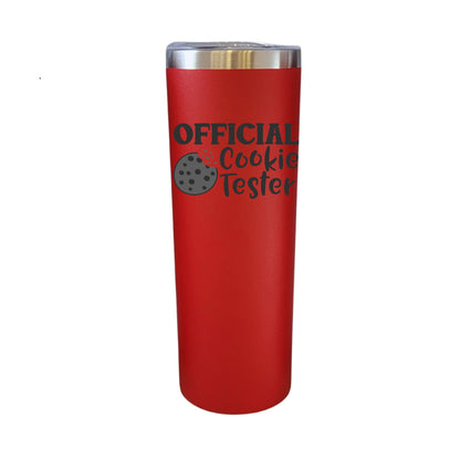 Official Cookie Tester Red 20oz Skinny Tumbler LA5087