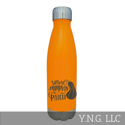 Silliest Pumpkin In The Patch Fall Orange 17oz Water Bottle LA5128