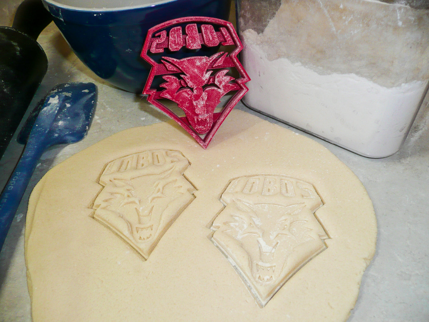 University of New Mexico Lobos Sports Logo Cookie Cutter Made In USA PR983