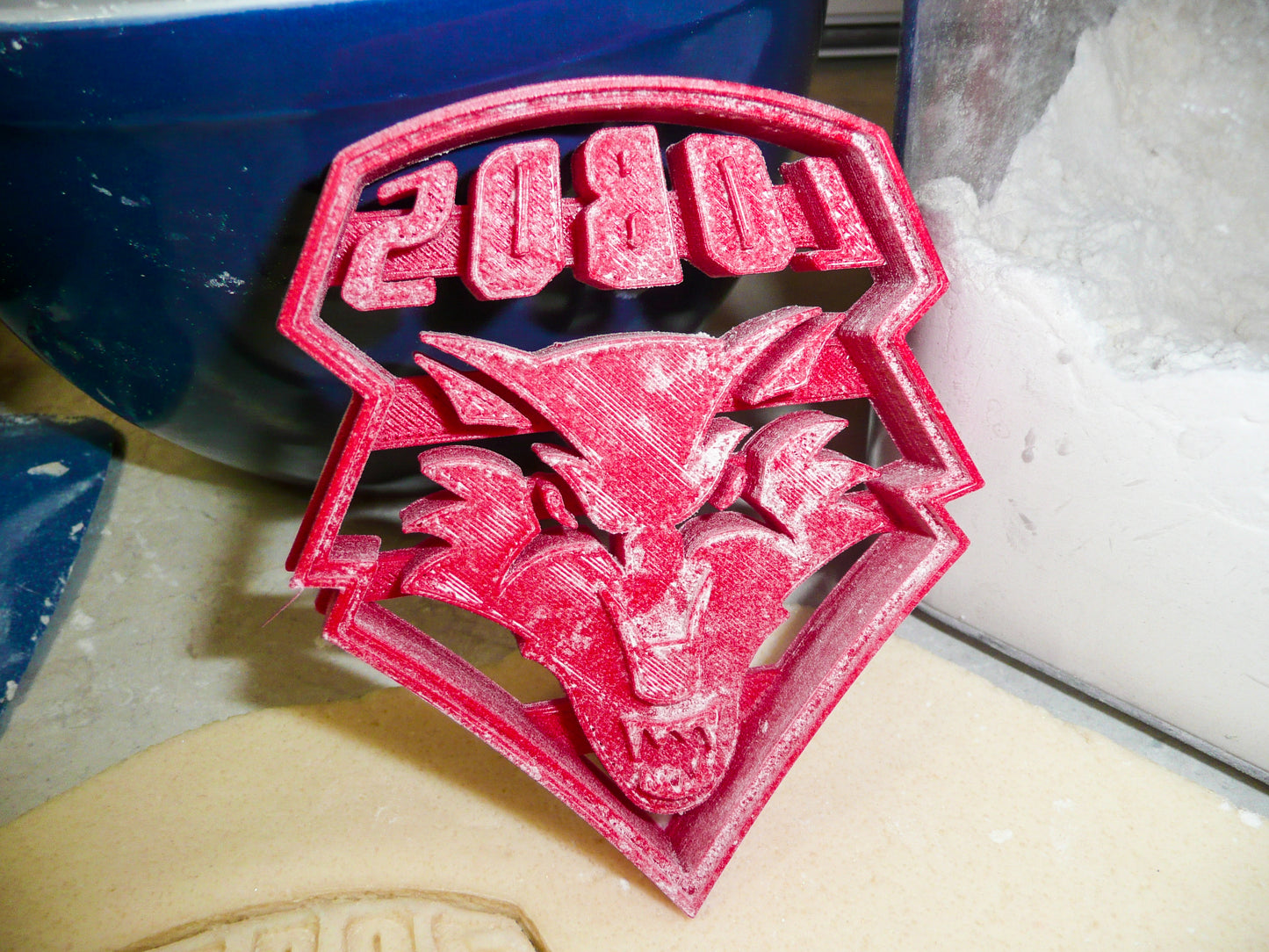 University of New Mexico Lobos Sports Logo Cookie Cutter Made In USA PR983