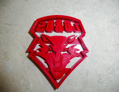University of New Mexico Lobos Sports Logo Cookie Cutter Made In USA PR983
