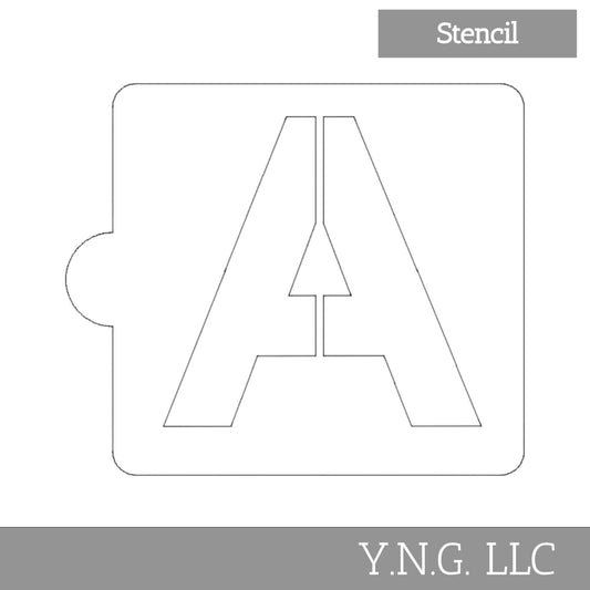 A Letter Alphabet Stencil For Cookies Or Cakes USA Made LS107A