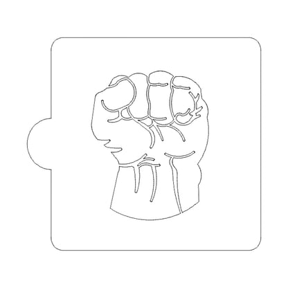 Hulk Fist Superhero Stencil for Cookie or Cakes USA Made LS463