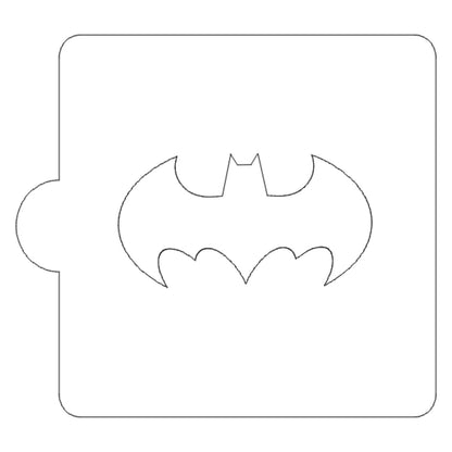 Batman Bat Shape Outline Stencil for Cookies or Cakes USA Made LS466