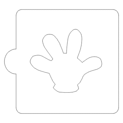 Mickey Minnie Glove Stencil for Cookies or Cakes USA Made LS529