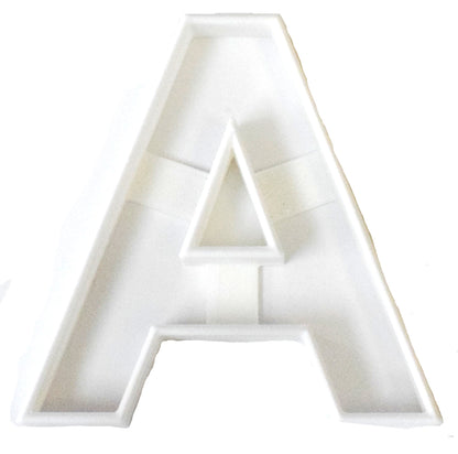 A Letter Alphabet Stencil And Cookie Cutter Set USA Made LSC107A