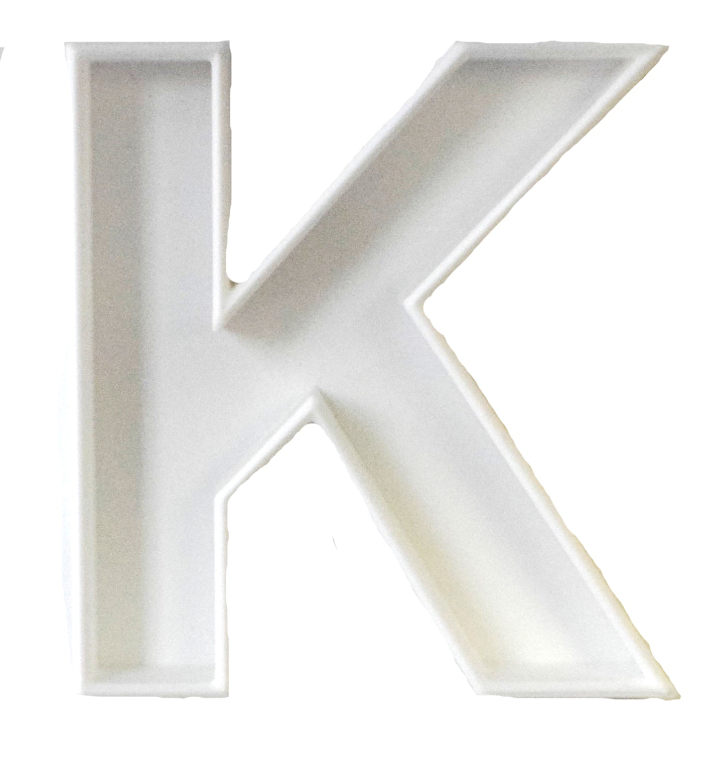 K Letter Alphabet Stencil And Cookie Cutter Set USA Made LSC107K