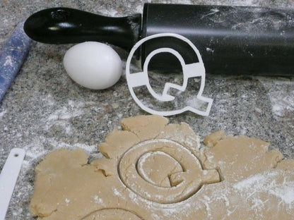 Q Letter Alphabet Stencil And Cookie Cutter Set USA Made LSC107Q
