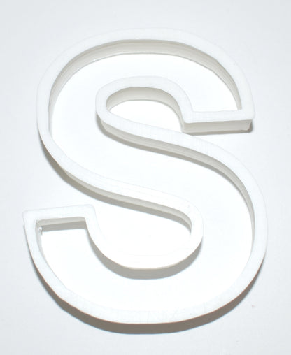 S Letter Alphabet Stencil And Cookie Cutter Set USA Made LSC107S