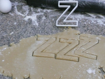Z Letter Alphabet Stencil And Cookie Cutter Set USA Made LSC107Z