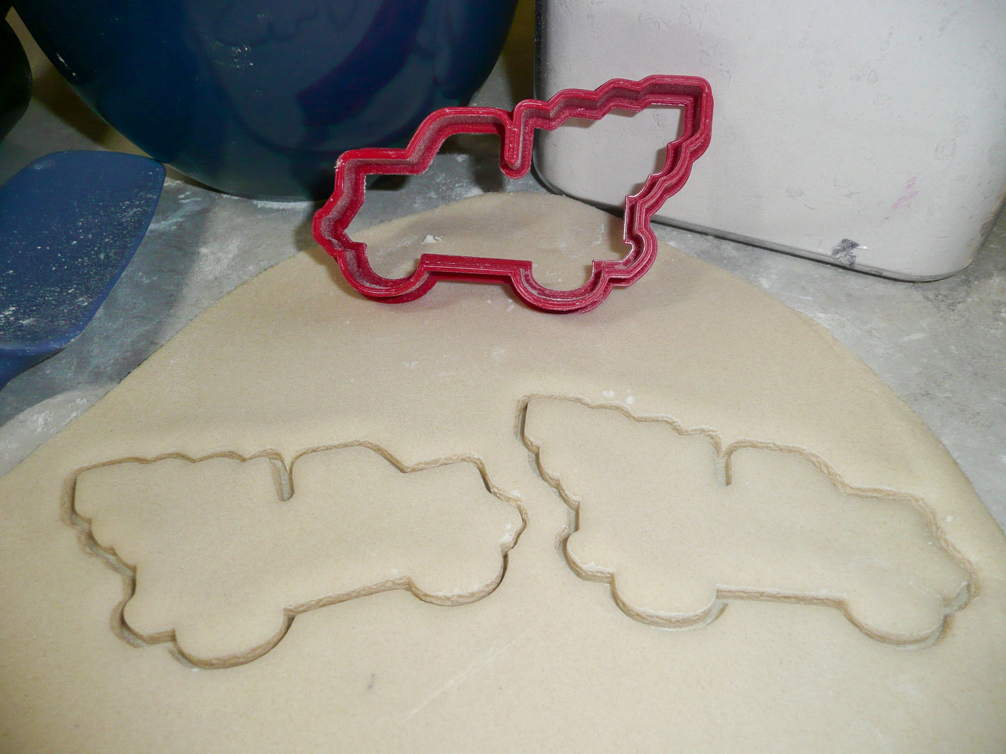 Christmas Tree Truck Stencil And Cookie Cutter Set USA Made LSC2033