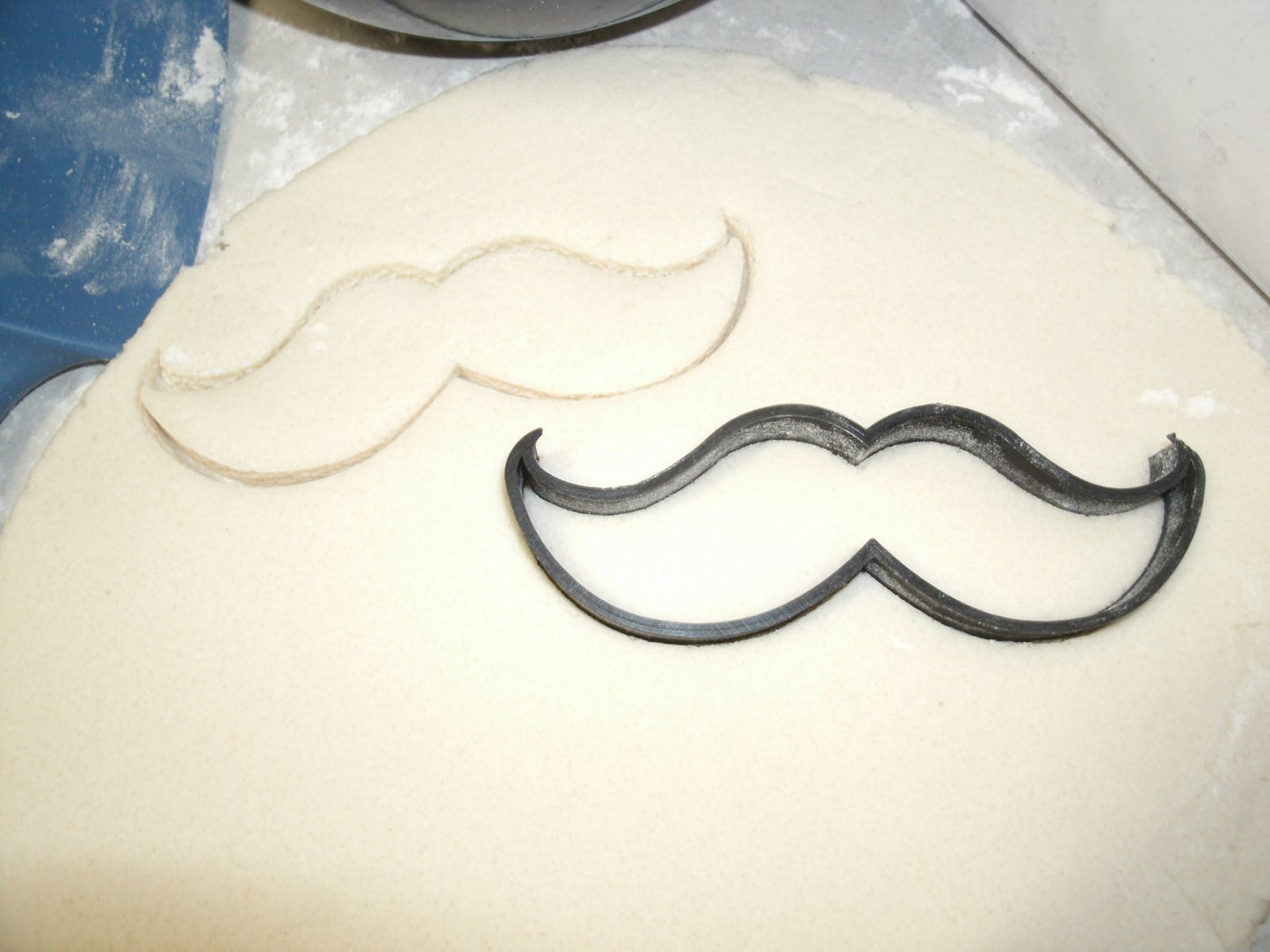 Mustache Outline Stencil And Cookie Cutter Set USA Made LSC93