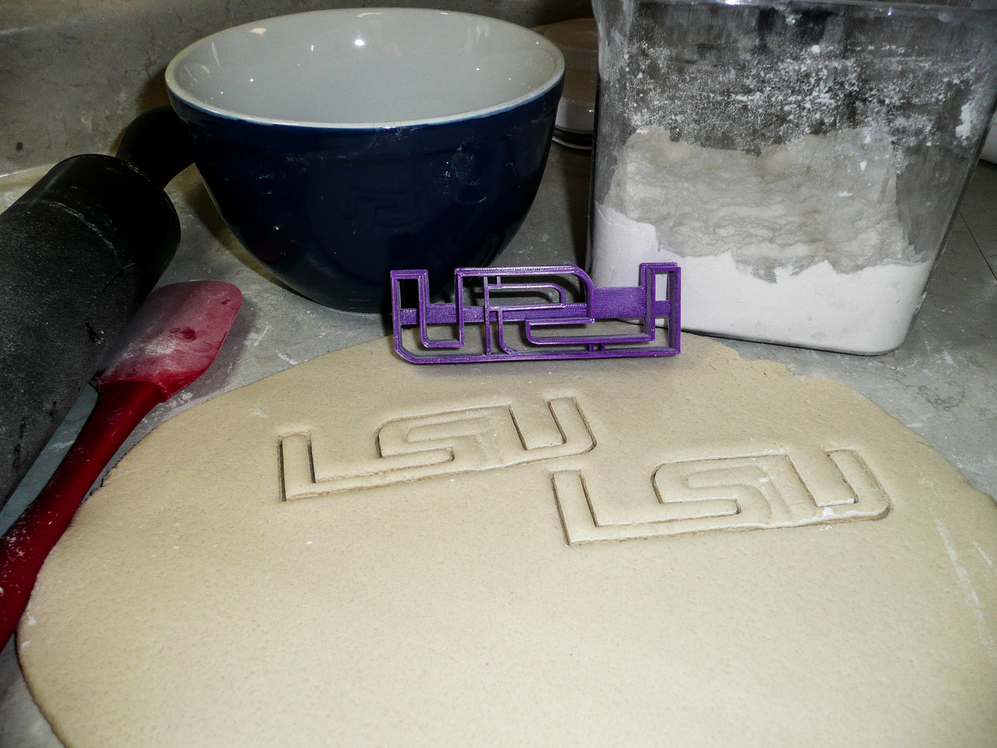 LSU Tigers Louisiana State University Football Cookie Cutter Made In USA PR940