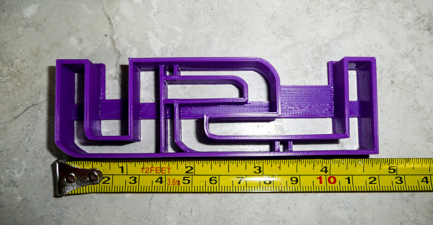 LSU Tigers Louisiana State University Football Cookie Cutter Made In USA PR940