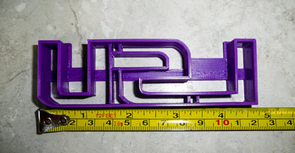 LSU Tigers Louisiana State University Football Cookie Cutter Made In USA PR940