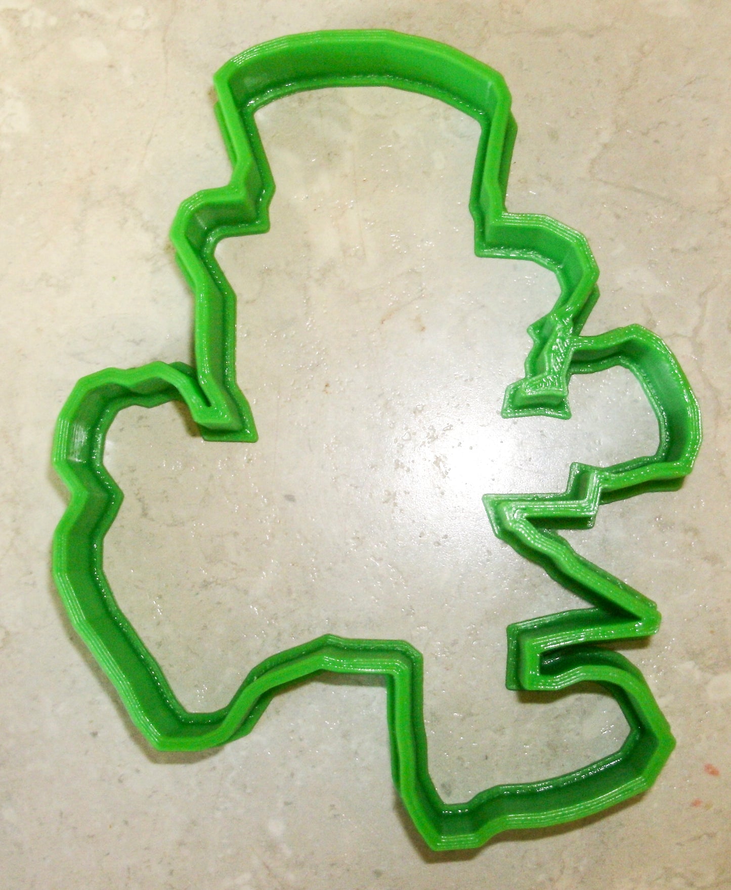 6x Leprechaun Outline Fondant Cutter Cupcake Topper 1.75 IN USA FD198