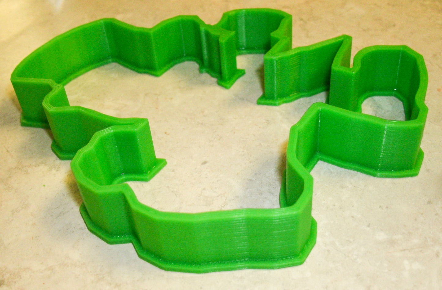 6x Leprechaun Outline Fondant Cutter Cupcake Topper 1.75 IN USA FD198