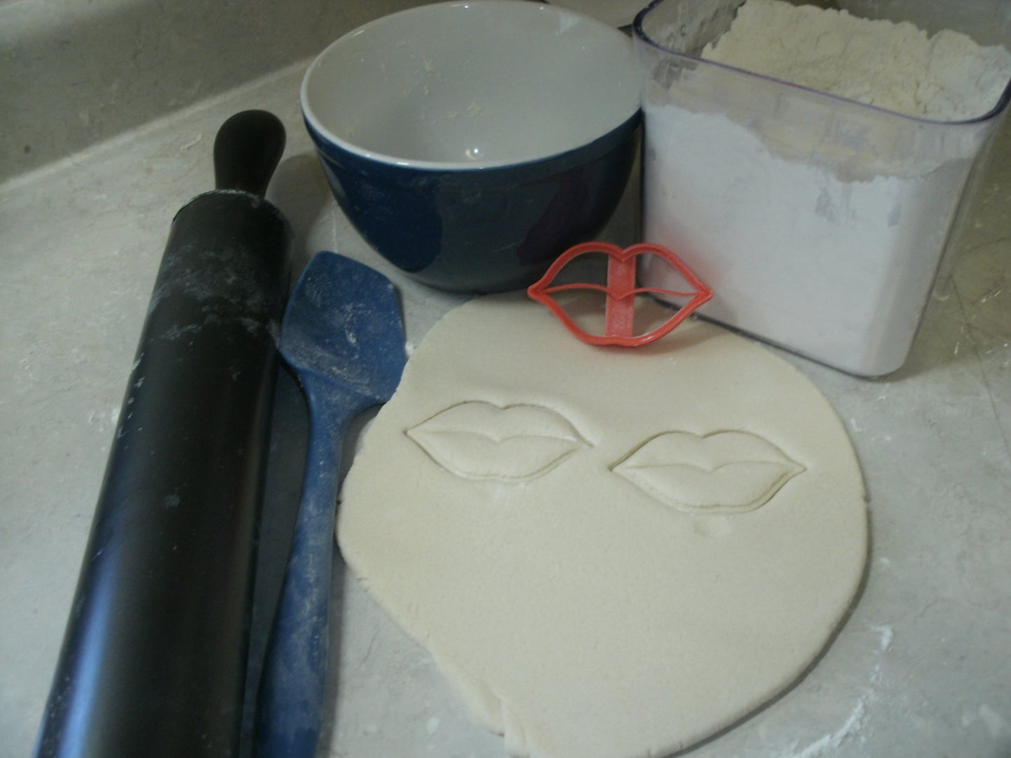 Lips Kiss Mouth Lipstick S.W.A.K. LOVE Cookie Cutter Made In USA PR815